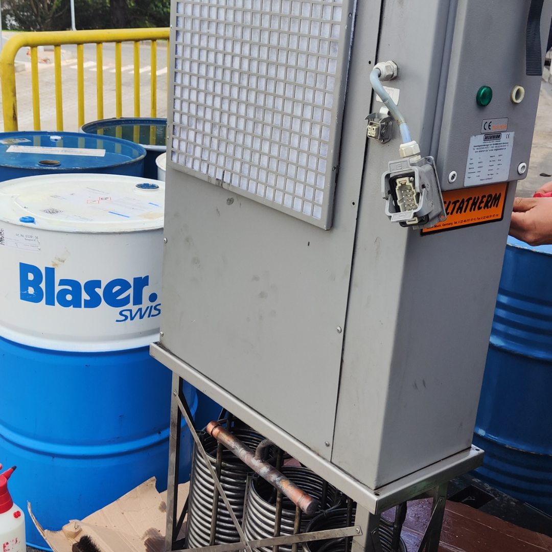 Manutenção em Chiller Resfriador de Óleo