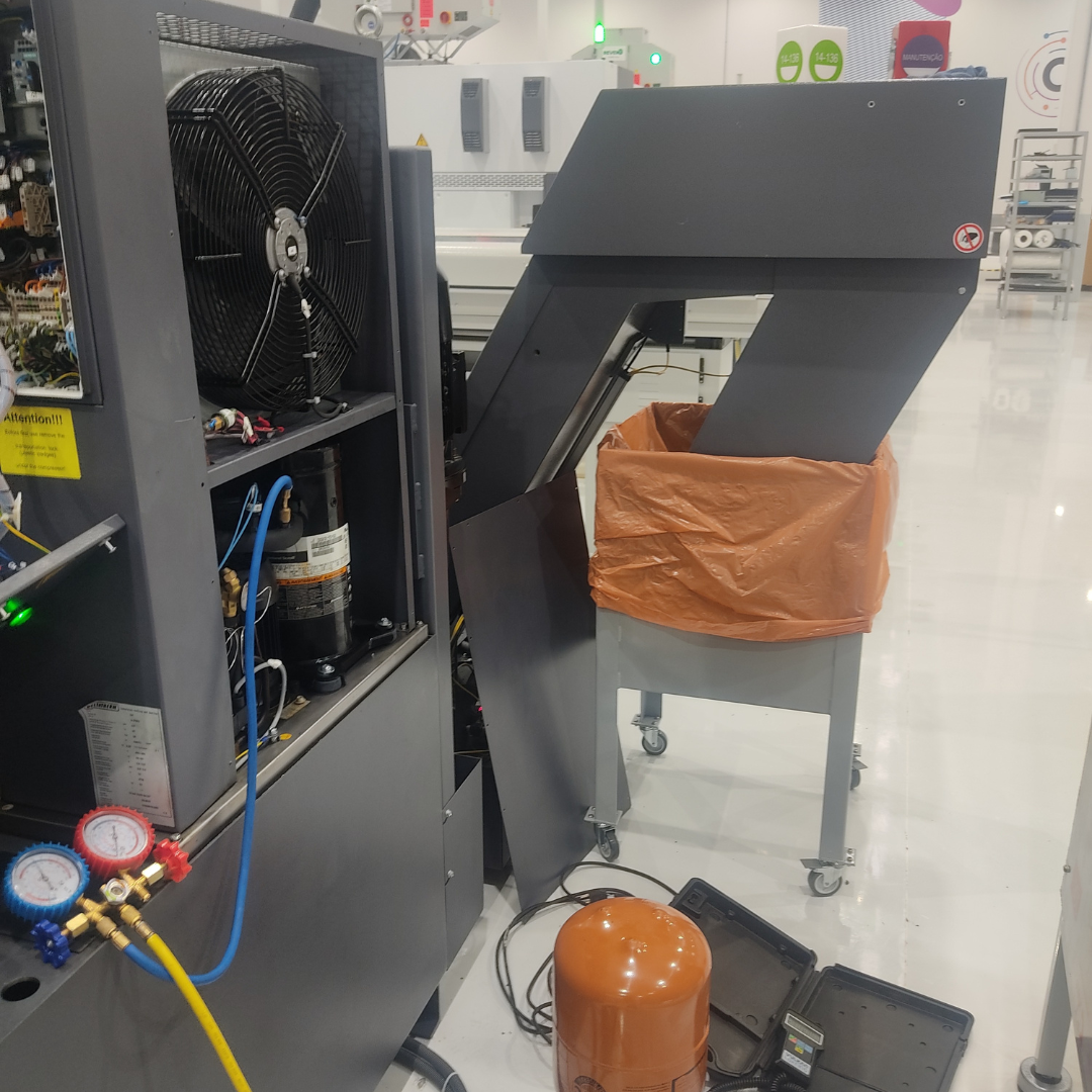 Manutenção em Chiller Resfriador de Óleo